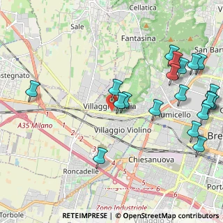 Mappa Villagio Badia, 25132 Brescia BS, Italia (2.669)