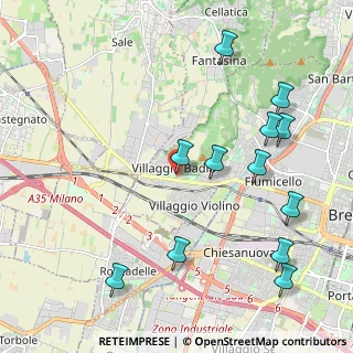 Mappa Villagio Badia, 25132 Brescia BS, Italia (2.4225)