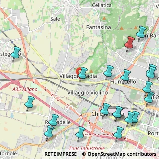 Mappa Villagio Badia, 25132 Brescia BS, Italia (3.132)