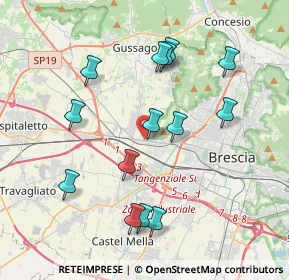 Mappa 25132 Brescia BS, Italia (3.85857)