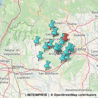Mappa Via Madre Clelia Merloni, 36072 Chiampo VI, Italia (9.868)