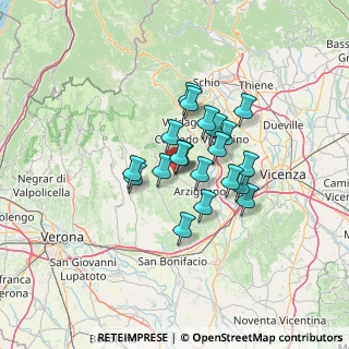 Mappa Via Madre Clelia Merloni, 36072 Chiampo VI, Italia (9.2655)