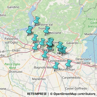 Mappa Via G. C Martinengo Cesaresco, 25128 Brescia BS, Italia (9.78118)