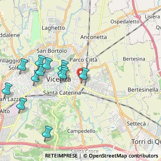 Mappa Via Quadri, 36100 Vicenza VI, Italia (2.28333)
