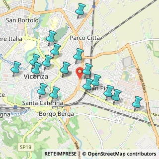 Mappa Via Quadri, 36100 Vicenza VI, Italia (0.96556)