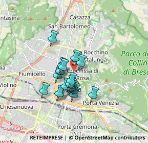 Mappa Via Giovanni Chiassi, 25128 Brescia BS, Italia (1.2315)