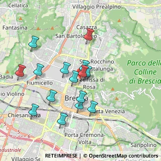 Mappa Via Giovanni Chiassi, 25128 Brescia BS, Italia (1.74467)