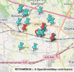 Mappa Via Milano, 25038 Rovato BS, Italia (1.6595)