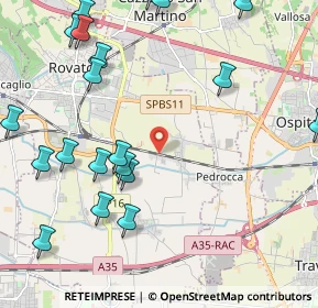 Mappa Via Milano, 25038 Rovato BS, Italia (2.7165)