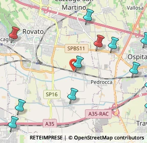 Mappa Via Milano, 25038 Rovato BS, Italia (3.24)