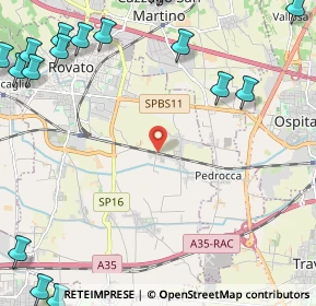 Mappa Via Milano, 25038 Rovato BS, Italia (3.76)