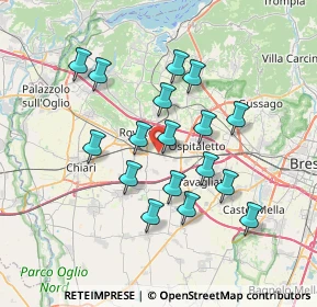 Mappa Via Milano, 25038 Rovato BS, Italia (6.35176)