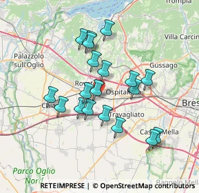 Mappa Via Milano, 25038 Rovato BS, Italia (6.15368)