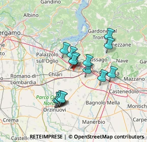 Mappa Via Milano, 25038 Rovato BS, Italia (11.16588)