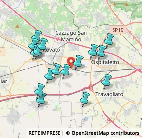 Mappa Via Milano, 25038 Rovato BS, Italia (3.59063)