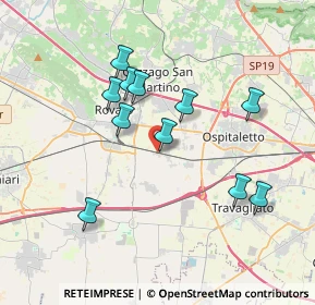 Mappa Via Milano, 25038 Rovato BS, Italia (3.38091)