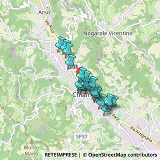 Mappa Via degli Alpini, 36072 Chiampo VI, Italia (0.6415)