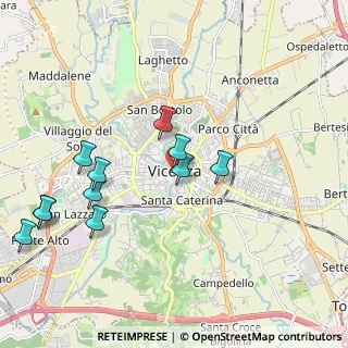 Mappa Piazza della Biade, 36100 Vicenza VI, Italia (2.10182)