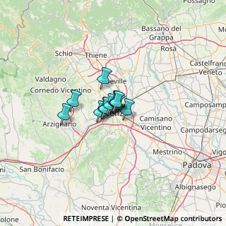 Mappa Contrà S. Faustino, 36100 Vicenza VI, Italia (4.84667)