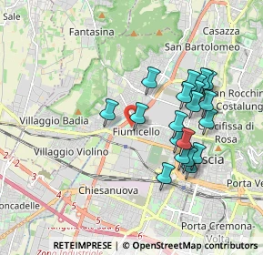 Mappa Via Angela Contini, 25126 Brescia BS, Italia (1.717)