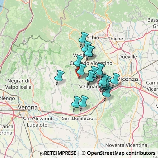 Mappa Via F. Baracca, 36072 Chiampo VI, Italia (9.4085)