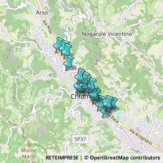 Mappa Via F. Baracca, 36072 Chiampo VI, Italia (0.635)