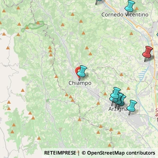 Mappa Via F. Baracca, 36072 Chiampo VI, Italia (6.06167)