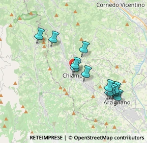 Mappa Via F. Baracca, 36072 Chiampo VI, Italia (3.4725)