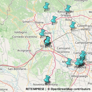 Mappa 36100 Vicenza VI, Italia (20.629)