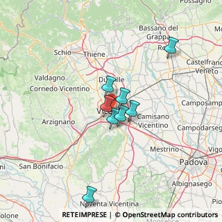 Mappa 36100 Vicenza VI, Italia (36.49909)