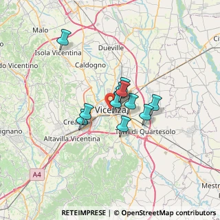 Mappa 36100 Vicenza VI, Italia (4.41909)
