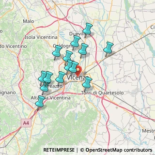 Mappa 36100 Vicenza VI, Italia (6.07357)