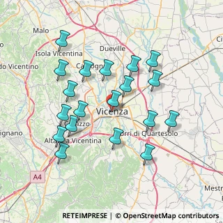 Mappa 36100 Vicenza VI, Italia (7.26526)