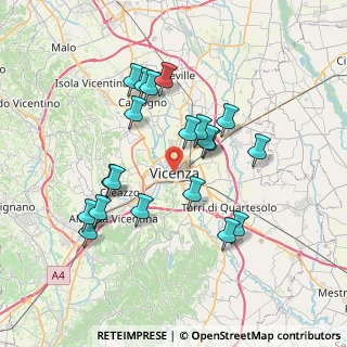 Mappa 36100 Vicenza VI, Italia (6.901)
