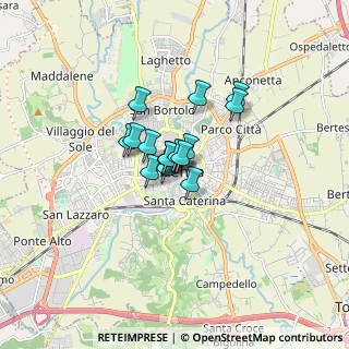 Mappa 36100 Vicenza VI, Italia (0.83688)