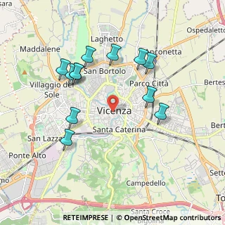Mappa 36100 Vicenza VI, Italia (1.88333)