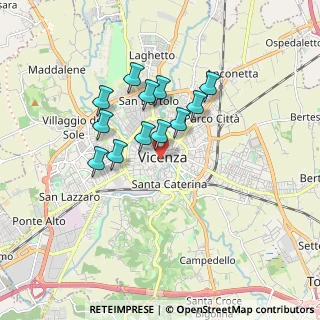Mappa 36100 Vicenza VI, Italia (1.36417)