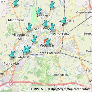 Mappa 36100 Vicenza VI, Italia (2.285)