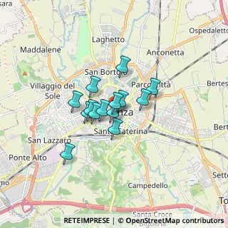 Mappa 36100 Vicenza VI, Italia (1.03714)