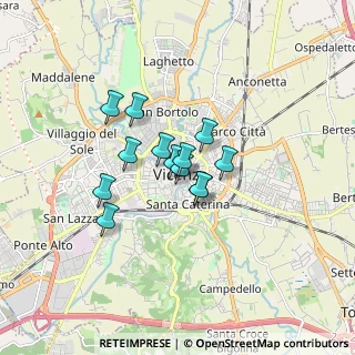Mappa 36100 Vicenza VI, Italia (1.06923)