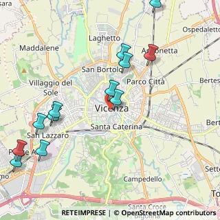 Mappa 36100 Vicenza VI, Italia (2.48333)