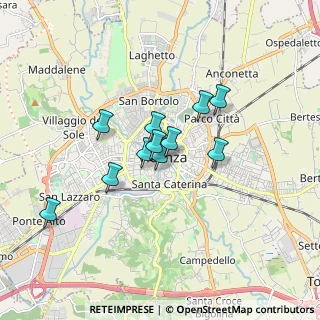 Mappa 36100 Vicenza VI, Italia (1.23545)