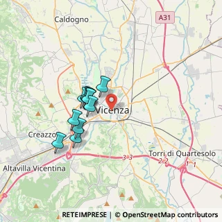 Mappa 36100 Vicenza VI, Italia (2.75545)