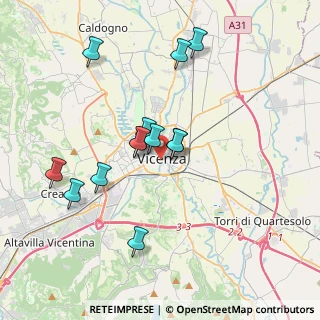 Mappa 36100 Vicenza VI, Italia (3.34923)
