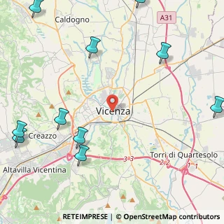 Mappa 36100 Vicenza VI, Italia (6.59545)