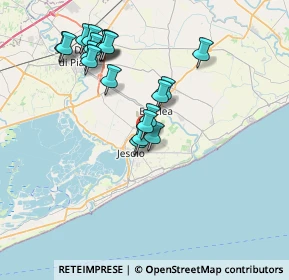 Mappa Via Roma Sinistra, 30016 Jesolo VE, Italia (7.1225)