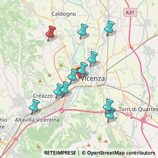 Mappa Via Goffredo Mameli, 36100 Vicenza VI, Italia (3.71909)