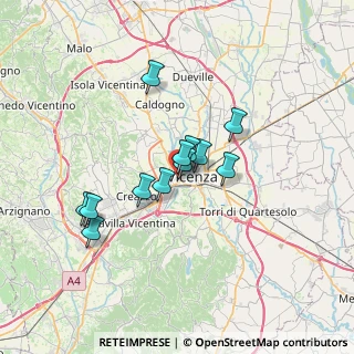 Mappa Via Goffredo Mameli, 36100 Vicenza VI, Italia (5.12833)