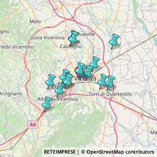 Mappa Via Goffredo Mameli, 36100 Vicenza VI, Italia (5.146)
