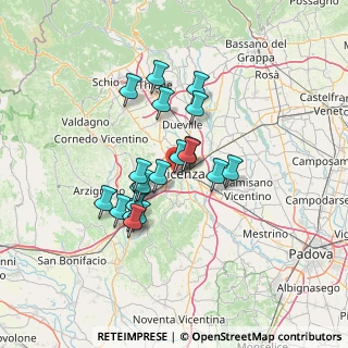 Mappa Via Goffredo Mameli, 36100 Vicenza VI, Italia (10.6585)